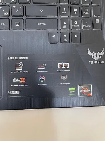 Apple MacBook: İşlənmiş ASUS TUF Gaming, 15.6 ", AMD Ryzen 7, 512 GB — 3