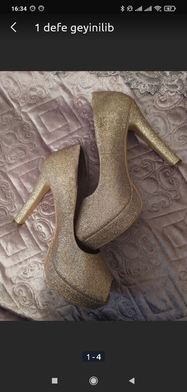 ayyaqqabi: Ziyafət ayaqqabısı bir defe geyinilib Azadlıqm/s çatdırılma — 1