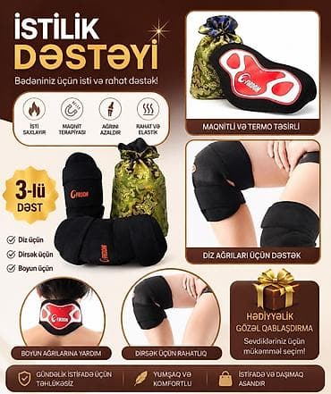 clima termo: İstilik Dəstəyi – maqnitli və termo təsirli 3-lü dəst Tərkib: - Diz — 1