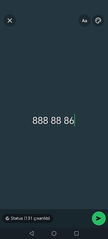 bahalı telefon nömrələri: VIP nömrə kombinasiyası: 888 88 86 - Yadda qalan, simmetrik və qısa — 1