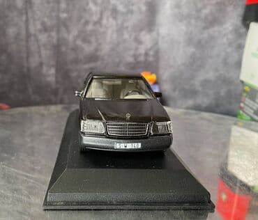 metbex tavan modelleri: Коллекционная модель Mercedes-Benz S600 W140 Limousine black 1998 CEF — 16