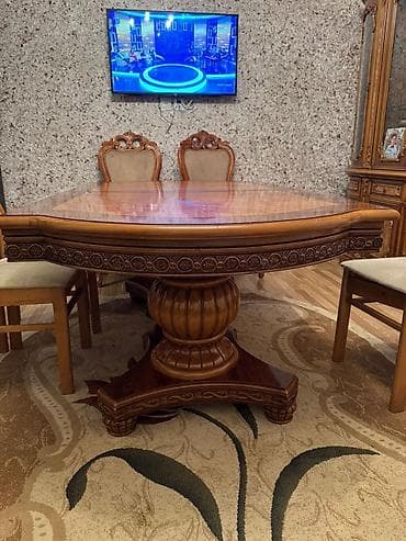 Qonaq otağı üçün, İşlənmiş, Qatlanmayan, rəng - Bej Stul