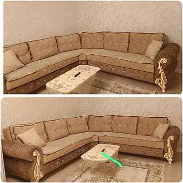 Ev üçün mebel: Künc divan, İşlənmiş, Açılan, Bazalı, Ödənişli çatdırılma — 1