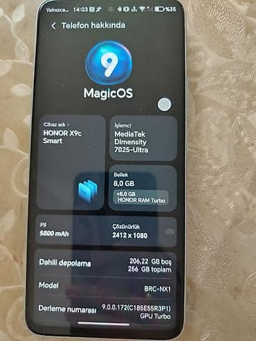 iphona 8: Honor X9c, 256 GB, rəng - Mavi — 1