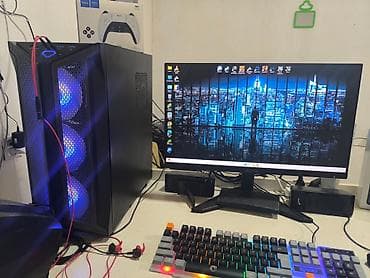 TƏCİLİ SATILIR! Tam Dəst Oyun Kompüteri (Gaming PC Set) ​Salam