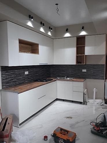 aptek sekilleri: Mətbəx mebeli – layihələndirmə və quraşdırma xidməti - L‑şəkilli və — 5