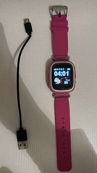 gps: İşlənmiş, Smart saat, Sim kart, rəng - Çəhrayı — 3