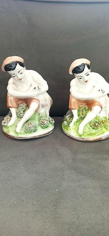 Fiqur, Keramika, rəng - Ağ