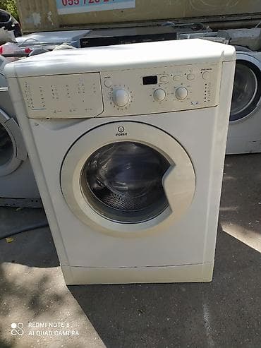 Paltaryuyan maşın Indesit, 5 kq, İşlənmiş, Avtomat, Qurutmasız, Kredit yoxdur, Ödənişli çatdırılma — 2