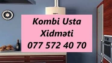 услуга ремонт генератора: Kombi Usta Xidməti. Quraşdırma, Unvanda təmir. Bərpa işləri göruruk — 1