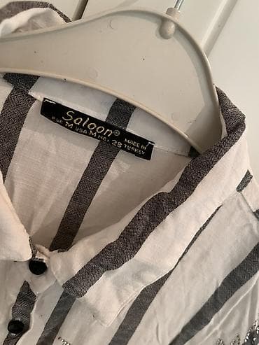 uşaq espadrilya: Saloon qadın köynəyi - Model: uzunqol, düyməli, klassik yaxalıq - — 3