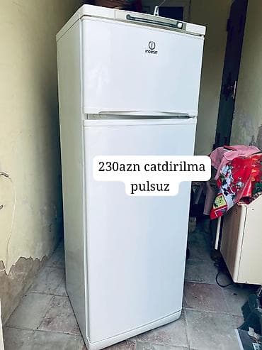 Elektronika: 2 qapılı Indesit Soyuducu Satılır, rəng - Ağ — 1