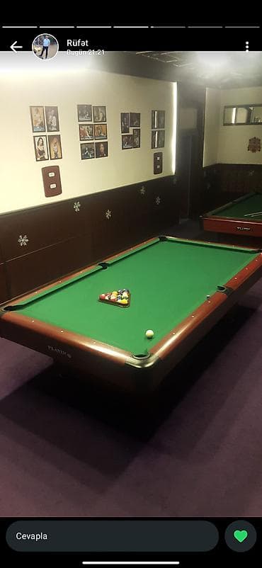 Maskalar, eynəklər: Platin brendinin peşəkar bilyard (pool) masasının komplekti — 2