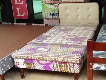 tek carpayı: Yeni, Təknəfərlik çarpayı, Bazalı, Matrassız, Siyirməsiz, Azərbaycan — 4