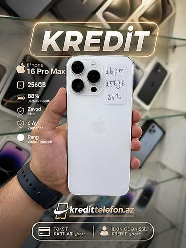 IPhone 16 Pro Max, 256 GB, White Titanium lalafo.az -da IPhone 16 Pro Max, 256 GB, White Titanium
