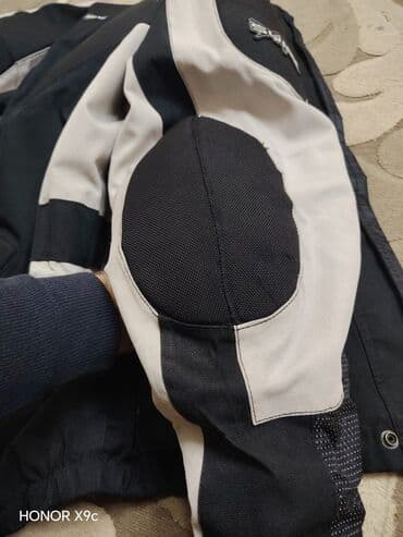 islenmis mator: Motosiklet gödəkçəsi – SYKO - Rəng: qara/boz - Korpus: möhkəm tekstil — 2