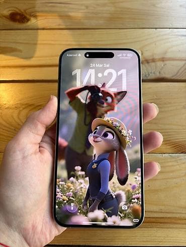 IPhone 15 Pro Max, 256 GB, Gümüşü, Face ID