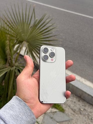 IPhone 15 Pro, Gümüşü, Qırıq