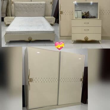 Кровати: Yataq desti 650 manat.Catdirilma Baki daxili pulsuz. (Olcu dolab E — 1