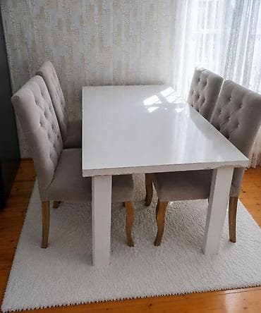 ucuz stol stul: Masa 4stulla satılır 170₼. Açılmır. Ünvan Raman &Rumi — 1