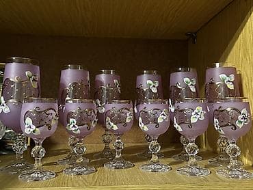 ucuz torf: Qədəhlər, rəng - Bənövşəyi, Şüşə — 1