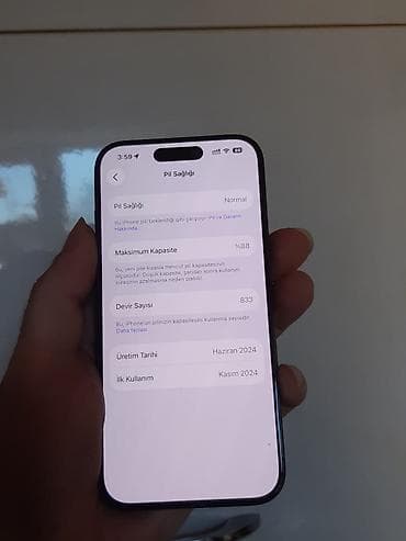 ayfon 17 pro: IPhone 15 Pro, 128 GB, Blue Titanium, Face ID — 1