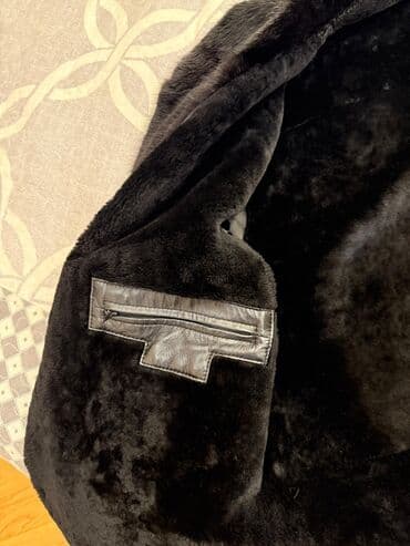 демисезонные кожаные мужские куртки: Original deri.ici qoyun yunudur,yaxa tukleri norkadir.eynime balaca — 3