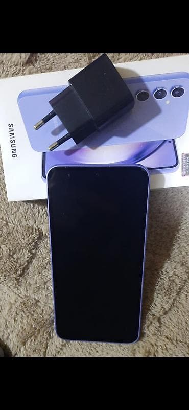 a 54 qiyməti: Samsung Galaxy A54 5G, 128 GB, rəng - Bənövşəyi, Barmaq izi — 1