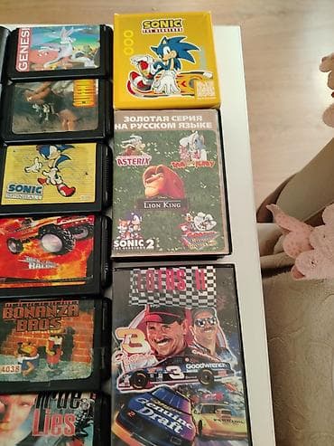 100 manatliq plansetler: Sega mega drive genesys üçün oyunlar qiymət 5 manatan 10 manata kimi — 8