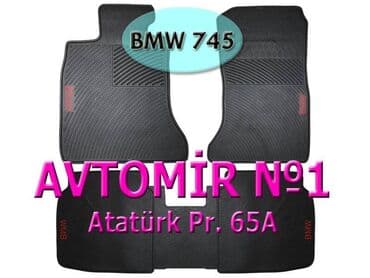 w211 ayaqaltı: Bmw 745 ucun silikon ayaqaltilar 🚙🚒 ünvana və bölgələrə ödənişli — 1