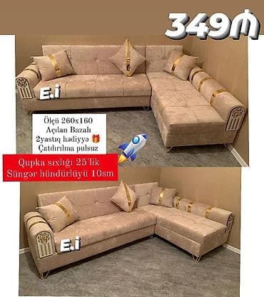 Künc divan, Yeni, Açılan, Bazalı, Ödənişli çatdırılma