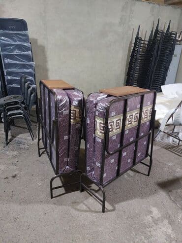 купить раскладушку в баку: Новый, Раскладушка с мочалкой — 4