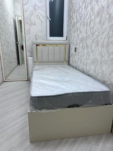 Yeni, Təknəfərlik çarpayı, Bazalı, Matras ilə, Siyirməsiz — 1