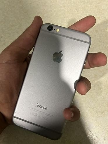 china aid notebook: IPhone 6, 16 GB, Space Gray, Barmaq izi — 2