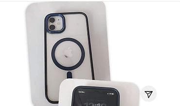 Magsafe uyğun telefon qabı – iPhone 12/12 Pro üçün - Şəffaf arxa