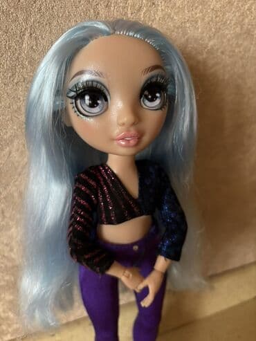 Uşaq arabaları: Кукла Rainbow Hightшарнирная и ручки и ножки,глазки — 2