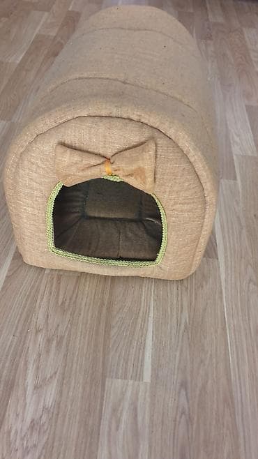 cubuş itlər: Ev heyvanları üçün yumşaq qapalı yataq/evi - Material: yumşaq parça — 1