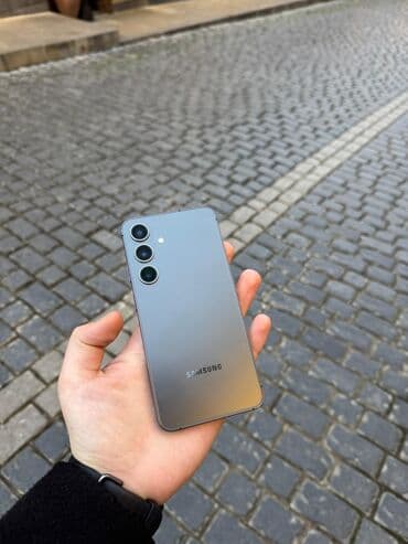 телефон ссср: Samsung Galaxy S24, 256 GB, rəng - Boz — 5