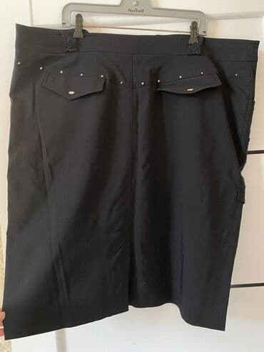 karandaş qadın ətəkləri: Midi Ətək, Cins, 2XL — 10