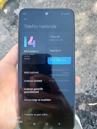 mi 15 ultra: Xiaomi 128 GB, rəng - Göy, 
 Barmaq izi — 2