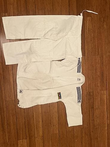 ag salvar: İdman dəsti, Adidas, rəng - Ağ — 2