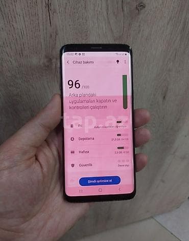 Samsung Galaxy S9, 64 GB, rəng - Qara, Düyməli — 2