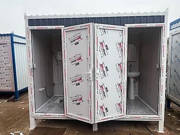 kantiner satisi: Metal karkaslı, sendviç panelli mobil sanitar konteyner - İkili — 4
