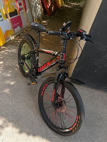 Велосипеды: BMx GTR dağ/şəhər velosipedi - Rəng: qara, qırmızı və ağ vurğular - — 1