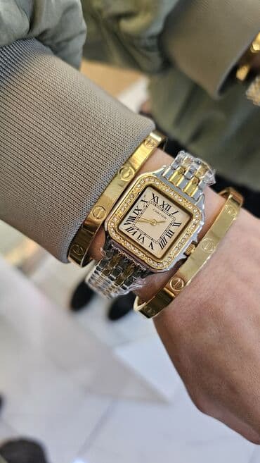 cartier браслет qiymeti: Новый, Наручные часы, Cartier, цвет - Золотой — 5