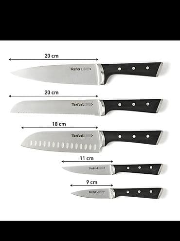 firca desti: Tefal bıçaq dəsti – Ice Force Technology - Set: 5 ədəd bıçaq + taxta — 2
