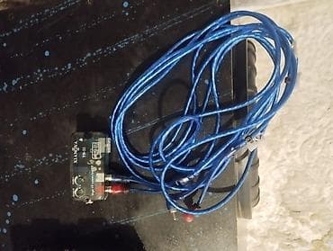 Elektronika: Avto səs sistemi – subwoofer + monoblok gücləndirici + qoşulma — 2