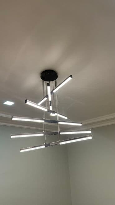 светодиодное табло бегущая строка: Led Çılçıraq, 4 və daha çox lampa, Metal — 2