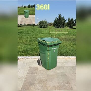 Tullantı qabları: Tullanti qabi zibil qabi goodbin 20 l 40 l 50 l 60 l 100 l 120 l 240 — 9