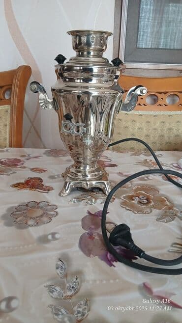 ikinci el samovar: İşlənmiş Elektrik Samovar, 2 l, Ünvandan götürmə — 3